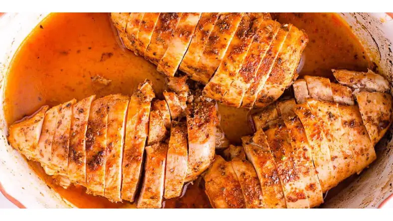 غذای رژیمی با مرغ در فر