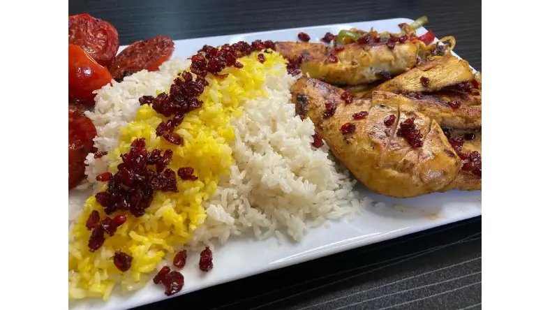 غذای رژیمی با مرغ و برنج