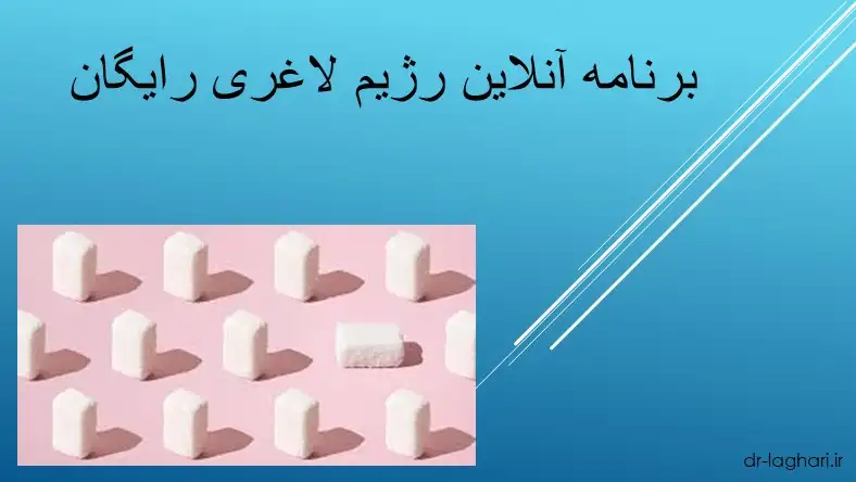 برنامه آنلاین رژیم لاغری رایگان