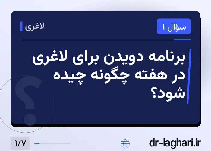 برنامه دویدن برای لاغری در هفته چگونه چیده شود؟