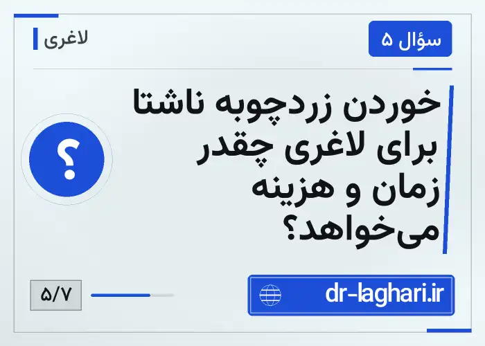 خوردن زردچوبه ناشتا برای لاغری چقدر زمان و هزینه می‌خواهد؟