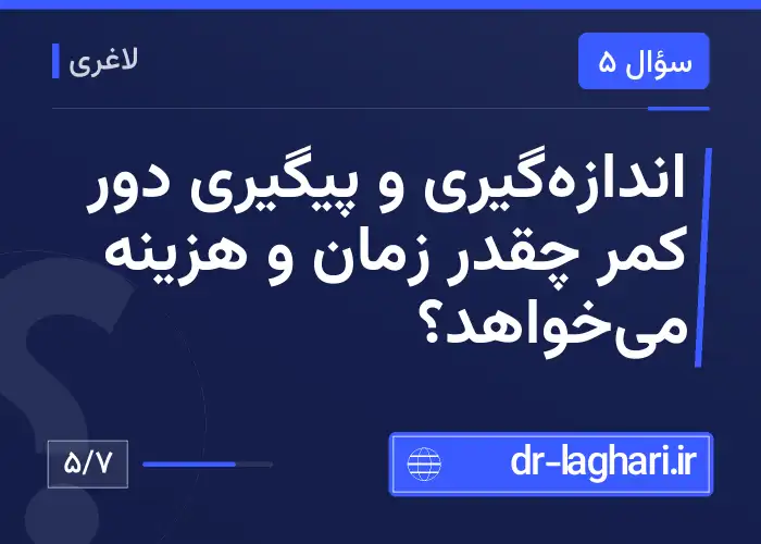 اندازه‌گیری و پیگیری دور کمر چقدر زمان و هزینه می‌خواهد؟