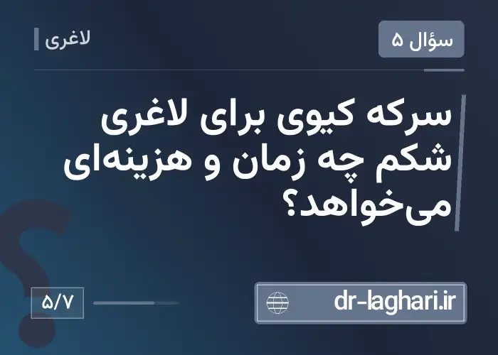 سرکه کیوی برای لاغری شکم چه زمان و هزینه‌ای می‌خواهد؟