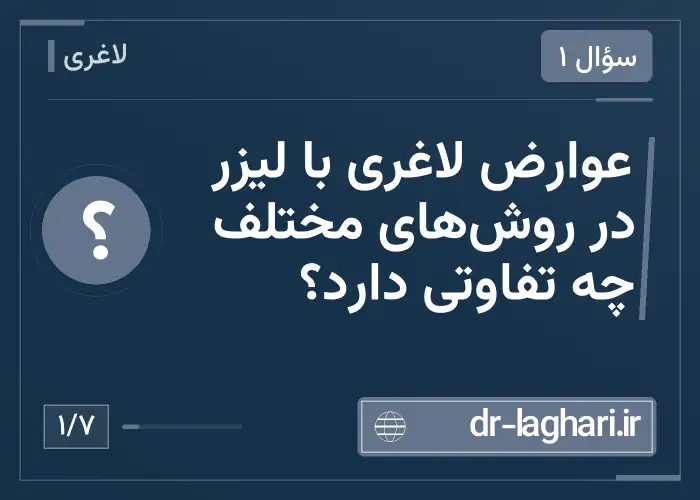 عوارض لاغری با لیزر در روش‌های مختلف چه تفاوتی دارد؟