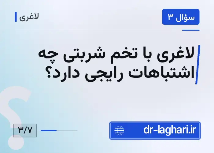 لاغری با تخم شربتی چه اشتباهات رایجی دارد؟